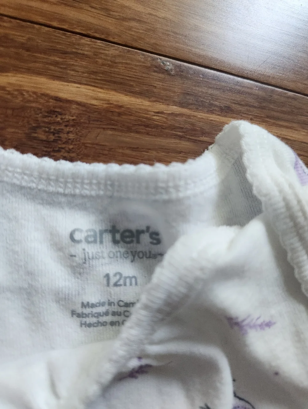Carter's Baby Girls Short Sleeve Bodysuit And Pants Sets-Purple, Green, 12 Month